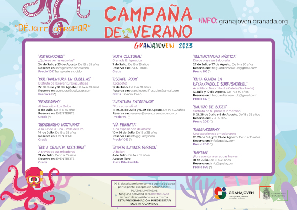 D�JATE ATRAPAR!! Campa�a de Verano Granajoven